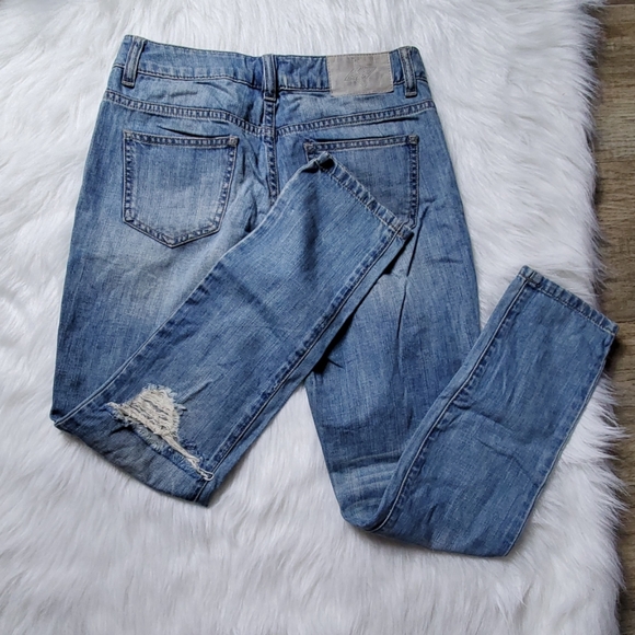 BCBGeneration Womens Lace Inset Boyfriend Jean - Picture 6 of 8